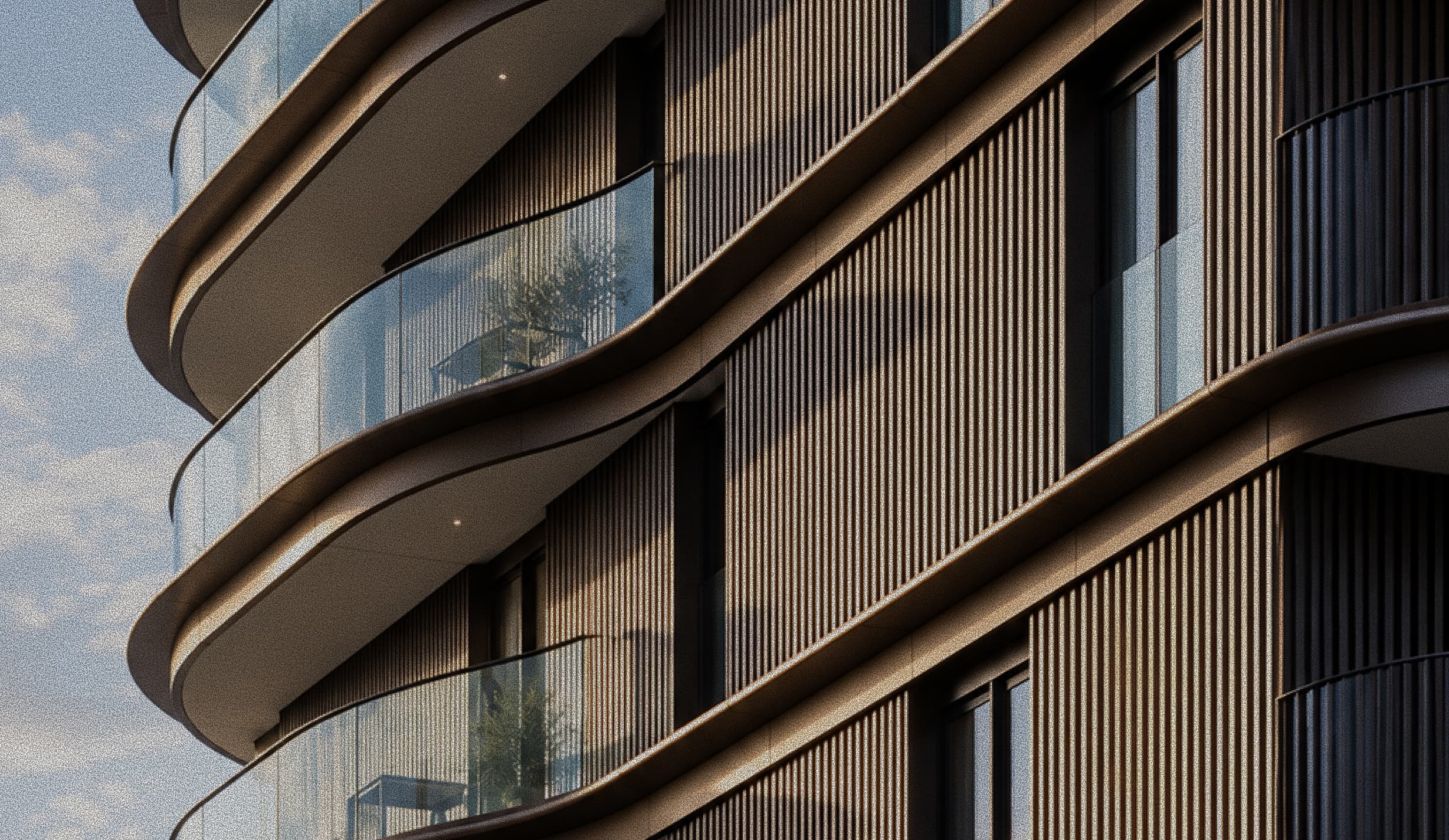 Building balcony detail